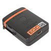 Tentacle Sync TRACK E, tragbarer Mono-Recorder mit Lavalier-Mikrofon-Eingang und Bluetooth-Steuerung über App.