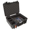 Sechs Mikrofonvorverstärker, vier Kopfhörerausgänge und Telefonbuchse für Call-in-Interviews. Zoom LiveTrak L-8 portabler Digitalmixer und Rekorder mit sechs XLR-Eingängen und zehn Fadern.