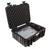 Portables Mischpult für Live-Produktion oder Livestreaming, im Set mit Kabeln und Transportkoffer. Allen & Heath ZED-10 Stereo-Mischpult mit vier Mic-/Line-Eingängen und zwei Hi-Z Class-A FET-Eingängen.