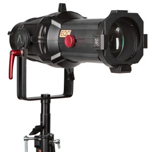 Aputure Spotlight Mount Set 26° ist ein Bowens-Mount-Vorsatz mit 26°-Linse und Gobo-Halter für scharfe Lichtkanten.