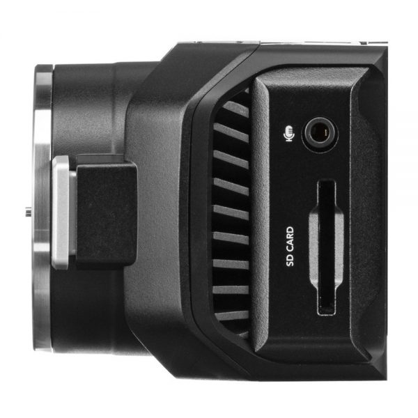 Blackmagic Micro Cinema Camera, Miniatur-Cine-Kamera mit Super-16-Sensor und 13 Blenden Dynamikumfang.