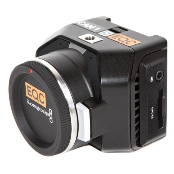 Blackmagic Micro Cinema Camera, Miniatur-Cine-Kamera mit Super-16-Sensor und 13 Blenden Dynamikumfang.