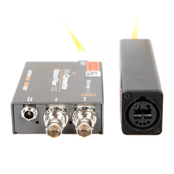 Blackmagic Design Mini Converter Optical Fiber 12G Konverter für bidirektionale SDI-zu-Glasfaser-Wandlung bis DCI 4K.