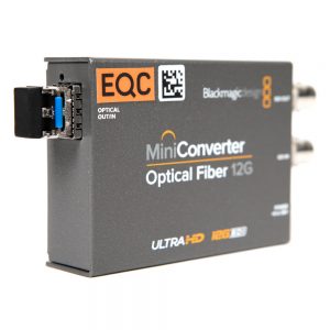 Blackmagic Design Mini Converter Optical Fiber 12G Konverter für bidirektionale SDI-zu-Glasfaser-Wandlung bis DCI 4K.