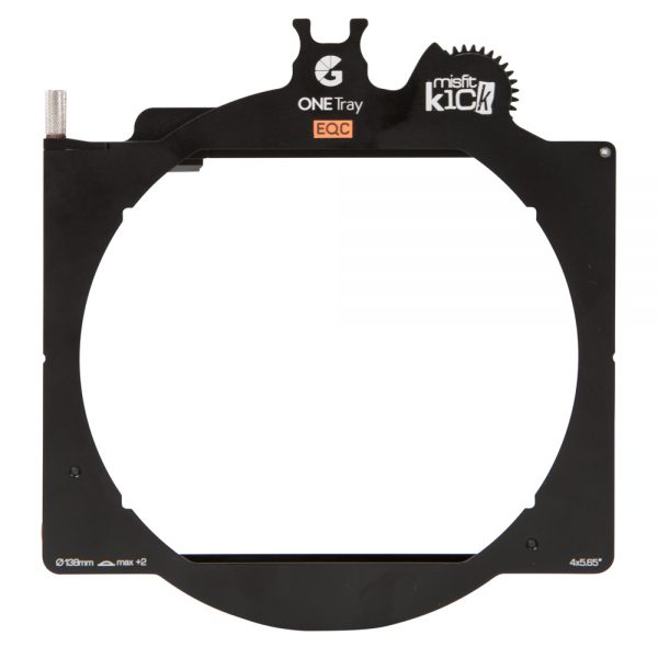 Bright Tangerine ONE Tray für Misfit Kick, ein Filtereinschub für 138mm-Rundfilter und 4x5,65-Zoll-Filter.