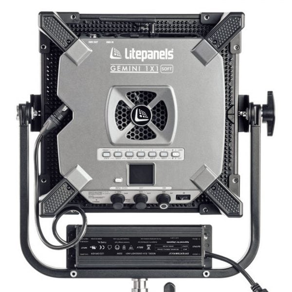 Litepanels Gemini 1x1 Soft Panel RGBWW-LED-Leuchte mit CRI 97 und Farbtemperaturbereich 2700 bis 10000 K.