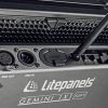Kompaktes RGBWW-LED-Panel mit CRI 97, 0,1-100% flimmerfreier Dimmung und DMX-/Bluetooth-Fernsteuerung. Litepanels Gemini 1x1 Soft Panel RGBWW-LED-Leuchte mit CRI 97 und Farbtemperaturbereich 2700 bis 10000 K.