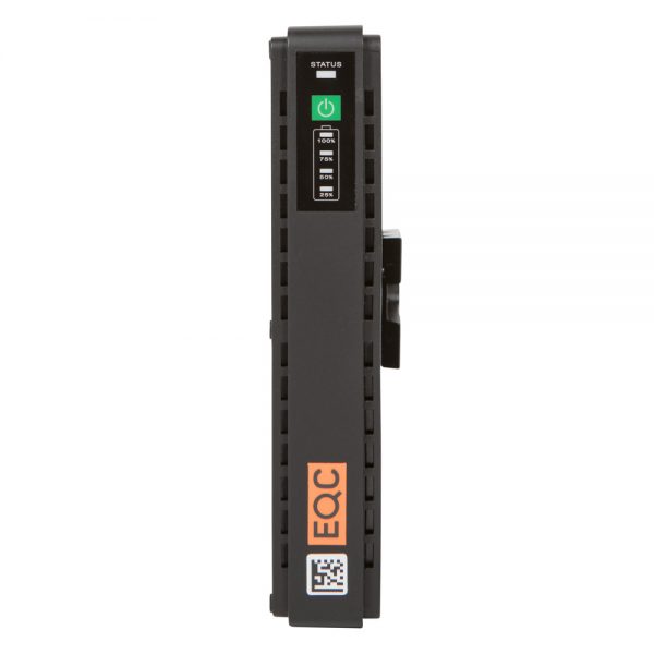 Mini USV Akku mit 12 V und 10.000 mAh Kapazität sowie V-Mount-Halterung für unterbrechungsfreie Stromversorgung.