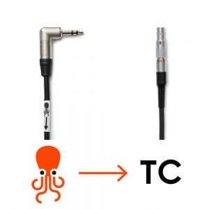 Tentacle Sync Adapterkabel mit 3,5-mm-Miniklinke auf 9-poligen LEMO-Stecker für RED KOMODO und V-RAPTOR.