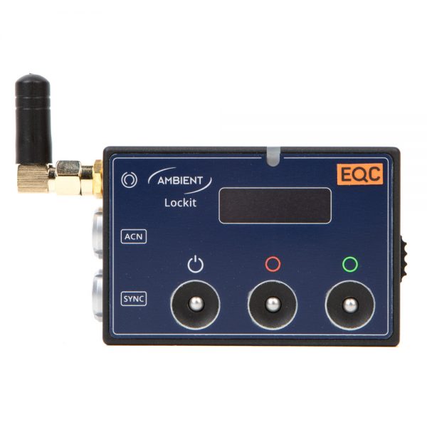 Ambient Lockit ACN-CL Timecode-Generator mit Genlock, Wordclock bis 192 kHz und ACN-Funknetzwerk.