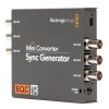 Erzeugt ein Referenzsignal in Tri-Sync oder Black Burst und gibt es über sechs BNC-Ausgänge parallel aus. Blackmagic Design Mini Converter Sync Generator Sync-Generator mit sechs BNC-Ausgängen für Tri-Sync oder Black Burst.