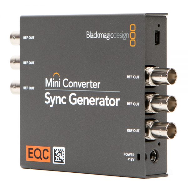 Blackmagic Design Mini Converter Sync Generator Sync-Generator mit sechs BNC-Ausgängen für Tri-Sync oder Black Burst.