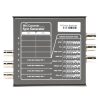 Erzeugt ein Referenzsignal in Tri-Sync oder Black Burst und gibt es über sechs BNC-Ausgänge parallel aus. Blackmagic Design Mini Converter Sync Generator Sync-Generator mit sechs BNC-Ausgängen für Tri-Sync oder Black Burst.
