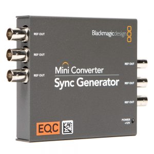 Blackmagic Design Mini Converter Sync Generator Sync-Generator mit sechs BNC-Ausgängen für Tri-Sync oder Black Burst.