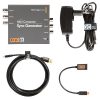 Erzeugt ein Referenzsignal in Tri-Sync oder Black Burst und gibt es über sechs BNC-Ausgänge parallel aus. Blackmagic Design Mini Converter Sync Generator Sync-Generator mit sechs BNC-Ausgängen für Tri-Sync oder Black Burst.