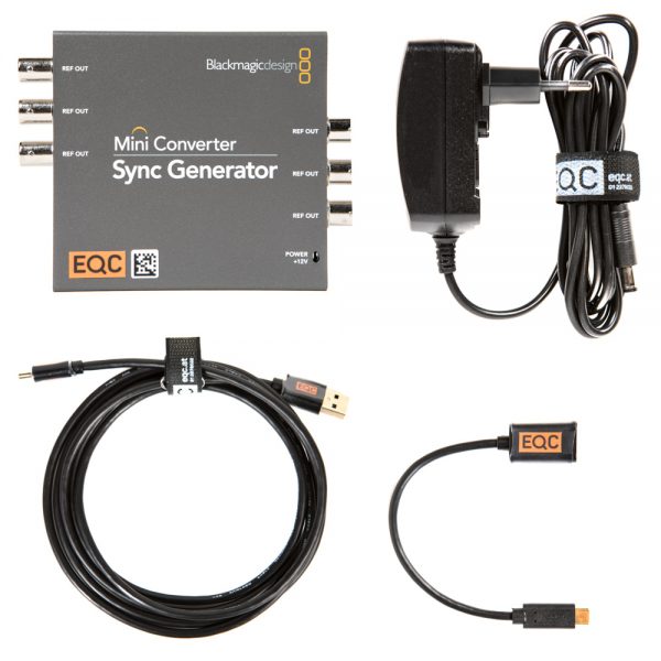 Blackmagic Design Mini Converter Sync Generator Sync-Generator mit sechs BNC-Ausgängen für Tri-Sync oder Black Burst.