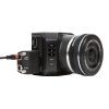 Kabelgebundener FIZ-Controller für Blackmagic Micro Cinema und Micro Studio 4K, inklusive Breakout-Box für Fremdstrom. CGPro Remote Kontrollbox für Blackmagic Micro Cameras mit fünf Tasten für ISO, WB, Autofokus und REC.