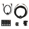 Kabelgebundener FIZ-Controller für Blackmagic Micro Cinema und Micro Studio 4K, inklusive Breakout-Box für Fremdstrom. CGPro Remote Kontrollbox für Blackmagic Micro Cameras mit fünf Tasten für ISO, WB, Autofokus und REC.