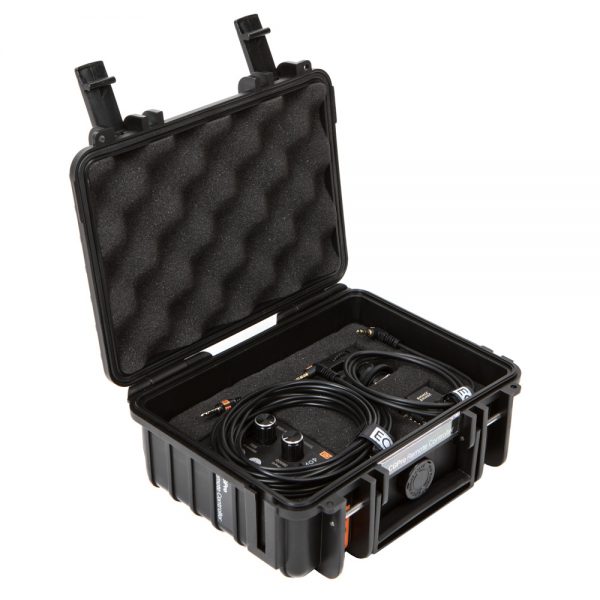 CGPro Remote Kontrollbox für Blackmagic Micro Cameras mit fünf Tasten für ISO, WB, Autofokus und REC.