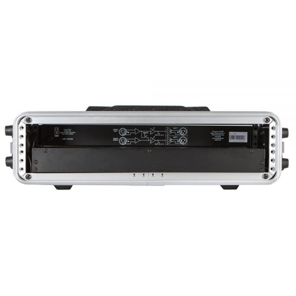 Millenium Mobile Audio Signal Splitter Unit im Rack-Koffer mit acht XLR-Kanälen für Live-Produktionen.