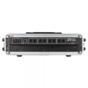 Millenium Mobile Audio Signal Splitter Unit im Rack-Koffer mit acht XLR-Kanälen für Live-Produktionen.