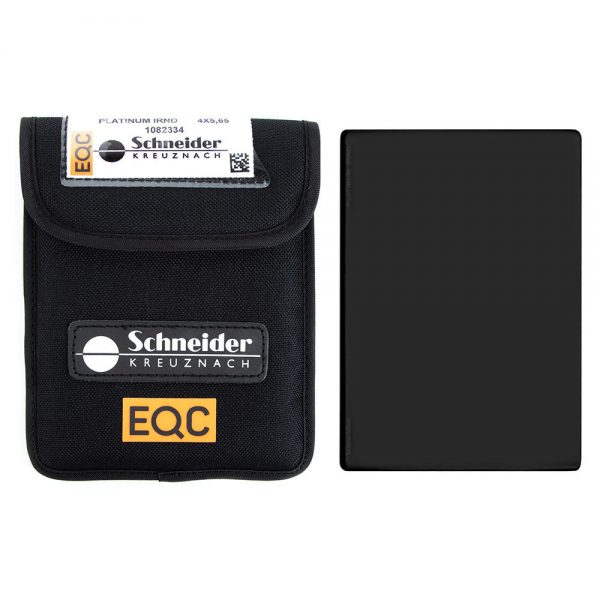 Schneider 4x5.65 Platinum IRND 1.8 Filter aus Water-White-Glas, im Set inklusive Schneider-Kreuznach-Tasche.