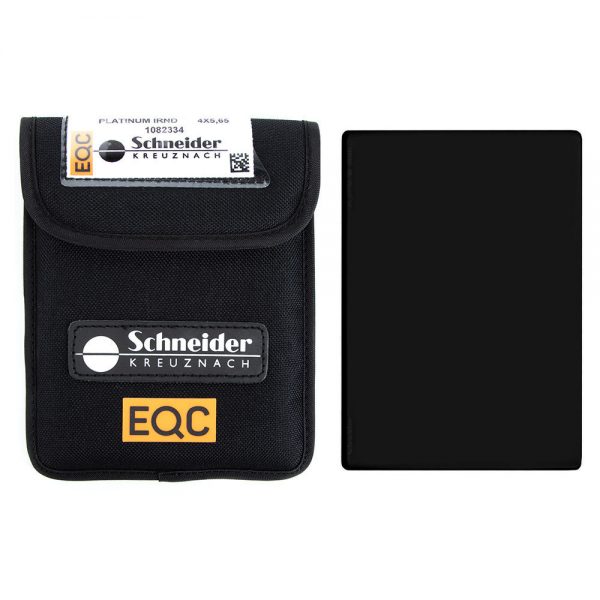 Schneider 4x5.65 Platinum IRND 2.1 Filter aus Water-White-Glas, im Set inklusive Schneider-Kreuznach-Tasche.