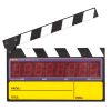Timecode-Klappe mit softwarebasiertem Generator und -Leser, kompatibel mit anderen Clockit-Geräten. Ambient Clockit Master Klappe ACD101 Timecode-Klappe mit Quarzoszillator-Genauigkeit unter 1 Frame pro Tag.