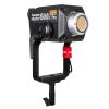 COB-LED-Leuchte vergleichbar mit einer 2K-Wolfram- oder 800-W-HMI-Leuchte, mit variabler Farbtemperatur und 9 integrierten Lichteffekten. Aputure Light Storm LS 600X Pro Bi-Color-LED-Scheinwerfer mit Farbtemperatur 2700 bis 6500 K und DMX-Steuerung.