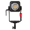 COB-LED-Leuchte vergleichbar mit einer 2K-Wolfram- oder 800-W-HMI-Leuchte, mit variabler Farbtemperatur und 9 integrierten Lichteffekten. Aputure Light Storm LS 600X Pro Bi-Color-LED-Scheinwerfer mit Farbtemperatur 2700 bis 6500 K und DMX-Steuerung.