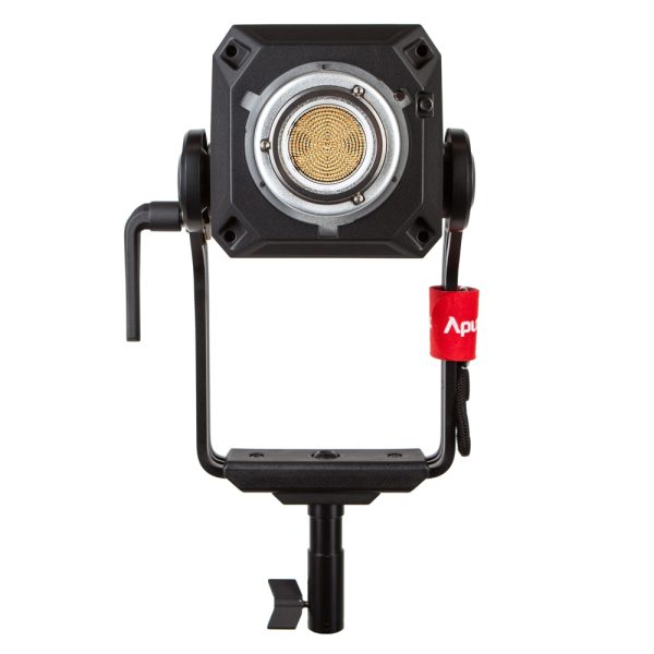 Aputure Light Storm LS 600X Pro Bi-Color-LED-Scheinwerfer mit Farbtemperatur 2700 bis 6500 K und DMX-Steuerung.