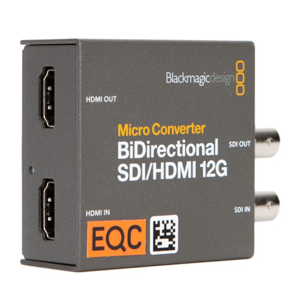Blackmagic Design BiDirectional 12G SDI/HDMI Micro Konverter wandelt SDI und HDMI gleichzeitig bis zu 4K60 um.