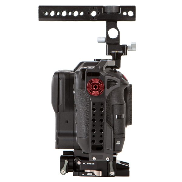 Canon EOS C70 Cine-Kamera mit Super-35-Dual-Gain-Sensor und eingebauten ND-Filtern bis 10 Stops.