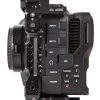 Canon EOS C70 Cine-Kamera mit Super-35-Dual-Gain-Sensor und eingebauten ND-Filtern bis 10 Stops.