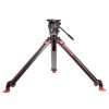 SpeedLevel-Fluidkopf mit Kohlefaser-Stativ für Dokumentar-, News- und Unternehmensproduktionen bis 12 kg Rig-Gewicht. Das Sachtler aktiv8T mit Flowtech 75mm MS Stativ nutzt Kohlefaser-Stativbeine mit hoher Torsionssteifigkeit.