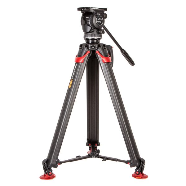 Das Sachtler aktiv8T mit Flowtech 75mm MS Stativ trägt Kamerarigs bis zu einer Nutzlast von 12 Kilogramm.