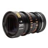 Anamorphotisches Set für einen kinoreifen 2,39:1-Look mit blauen Flares; Brennweiten 28, 40 und 65 mm. Vazen 1,8x Anamorphotisches Objektiv-Set mit drei Brennweiten (28/40/65 mm) und ovalem Bokeh.