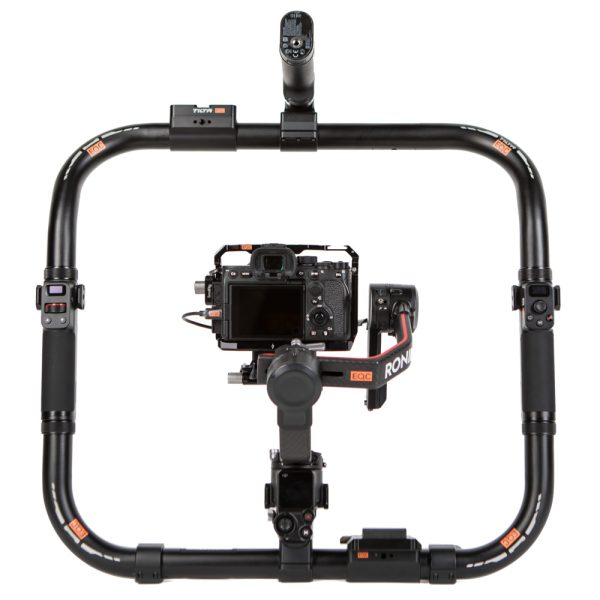 Tilta Fernbedienungsgriff für den Ring Grip mit Fokusrad und Display zur drahtlosen Gimbal-Steuerung.