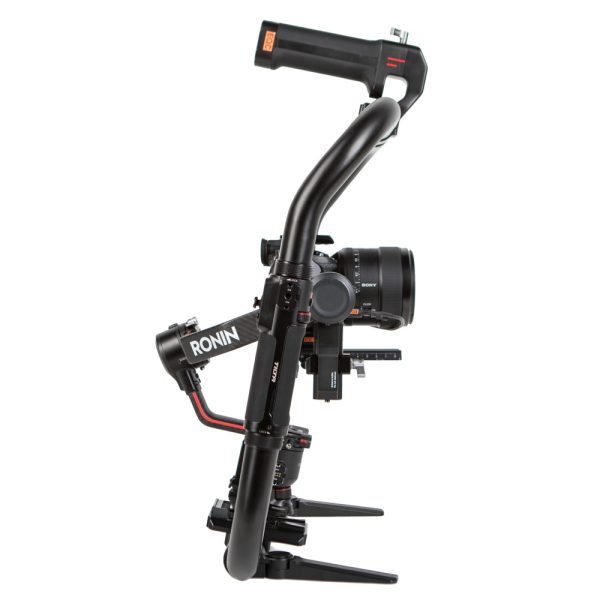 Tilta Fernbedienungsgriff für den Ring Grip mit Fokusrad und Display zur drahtlosen Gimbal-Steuerung.