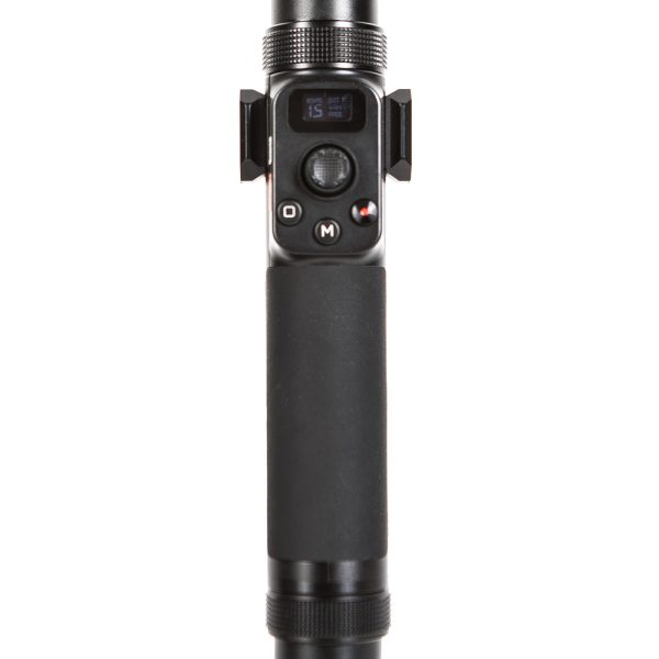 Tilta Fernbedienungsgriff für den Ring Grip mit Fokusrad und Display zur drahtlosen Gimbal-Steuerung.
