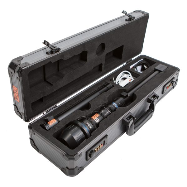 Laowa 24mm T14 Periprobe-Objektiv PL Mount mit Blendenbereich T14 bis T40 im Aluminiumkoffer.