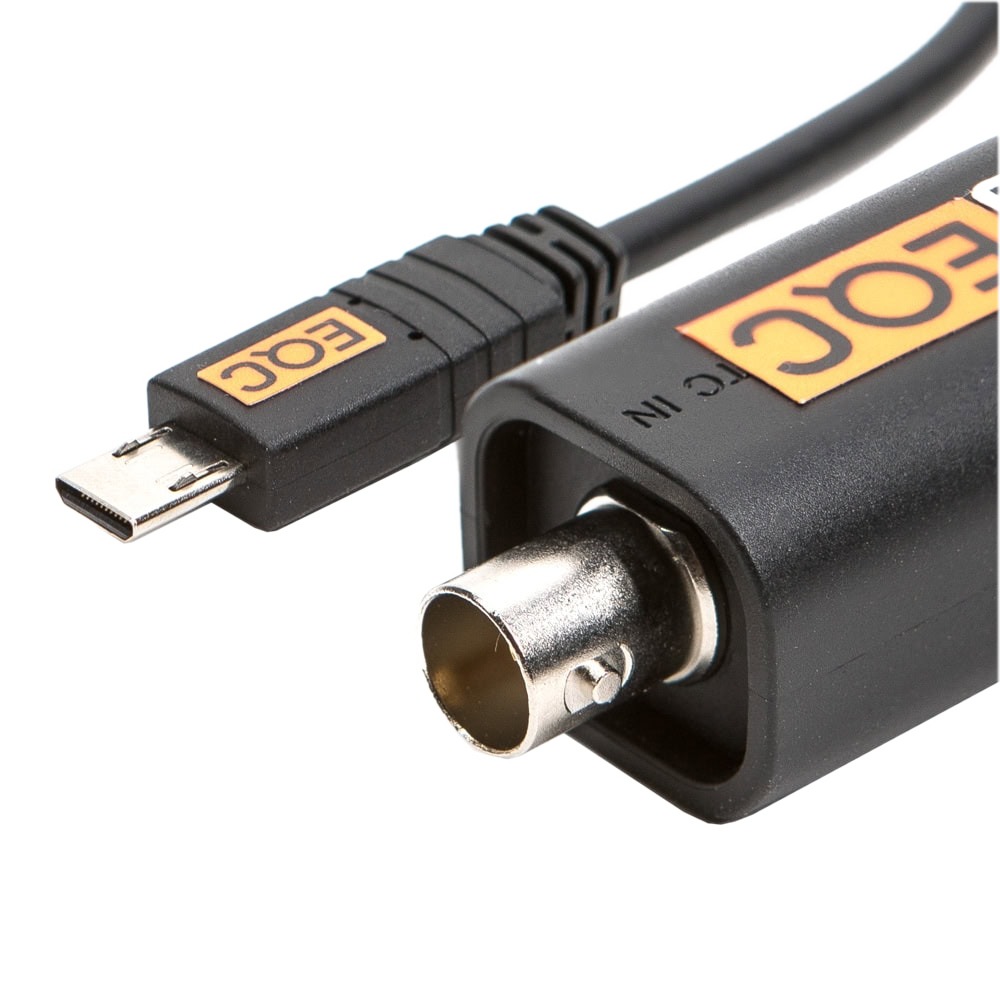 Sony VMC-BNCM1 Timecode-Adapterkabel mit BNC-Buchse zum Anschluss einer externen Timecode-Quelle.