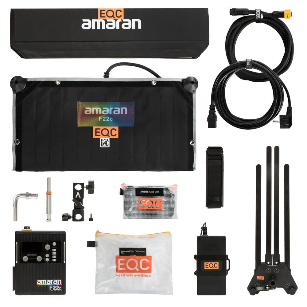 Aputure Amaran F22c – Pannello LED RGBWW Flex 200W Con 15 Effetti E Controllo App, 2500K-7500K