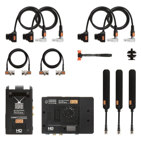 DwarfConnection DC-LINK CLR2 MKII ist ein SDI/HDMI-Funkstrecken-Set mit Dagger-Antennen und bis zu 300 m Reichweite.