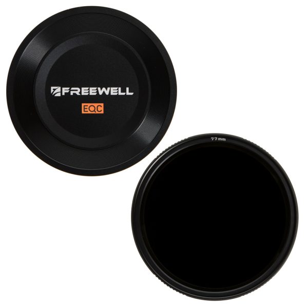 Der Freewell Vari-ND-Filter mit 77mm Gewinde deckt den Dichtebereich ND1.8 bis ND2.7 stufenlos ab.