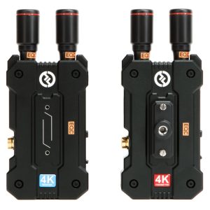 Hollyland Mars 4K Videofunk-System mit Sender und Empfänger für die 4K30-Übertragung.