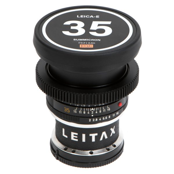 Leica Summicron/Elmarit Cine-Objektiv-Set mit fünf Festbrennweiten für Sony-Vollformat-E-Mount.