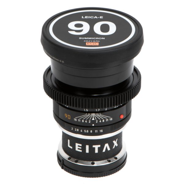 Leica Summicron/Elmarit Cine-Objektiv-Set mit fünf Festbrennweiten für Sony-Vollformat-E-Mount.