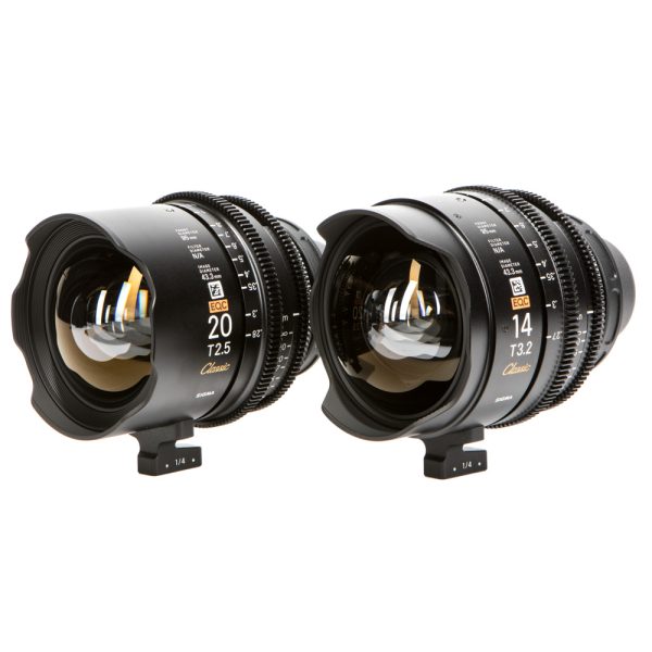 Sigma Classic Art ist ein PL-Mount-Cinema-Objektivset mit 10 Festbrennweiten von 14 bis 135mm.