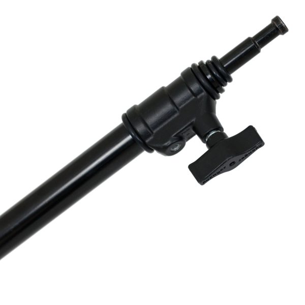 Avenger D600CB Mini Boom Arm mit verstellbarem Gelenk und Feststellknauf im Detail.